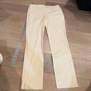 CHICO'S WOMENS PEACH PANT 0.5 US 6 TALL NEW SO SLIMMING BRIGITTE SLIM LEG